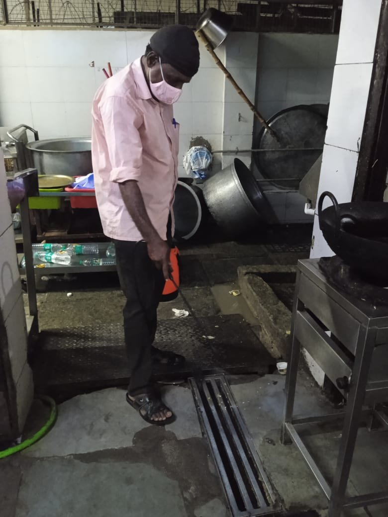 Cockroach gel treatment